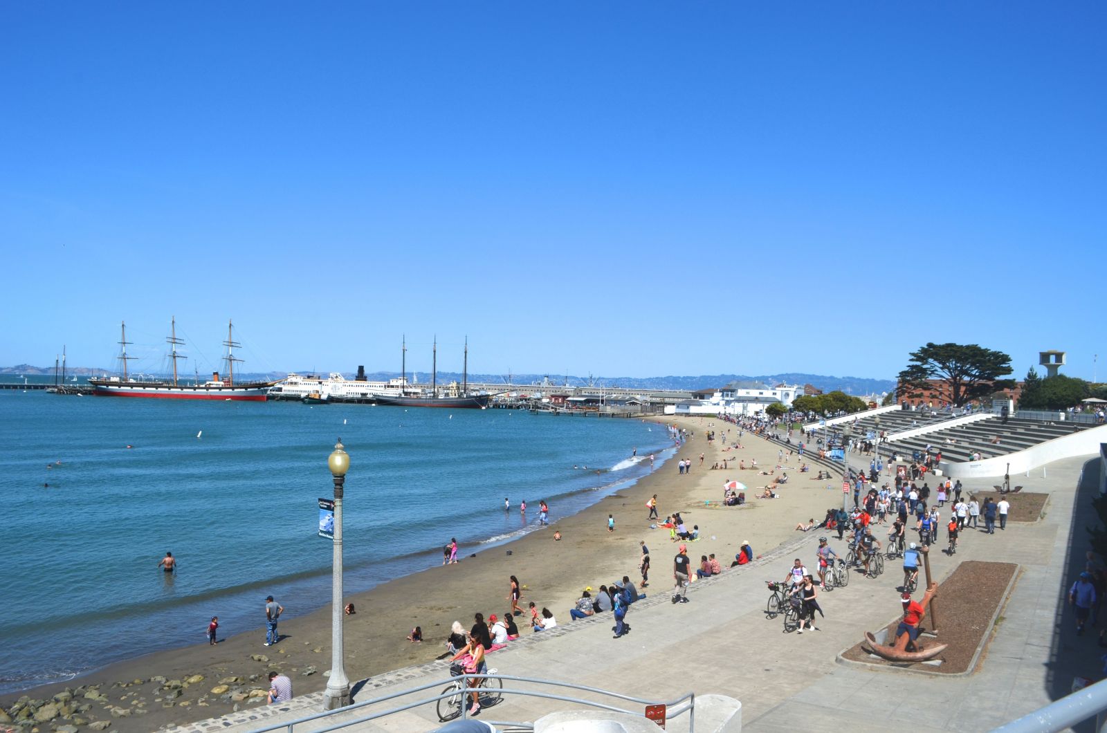 Aquatic Park SF swimming