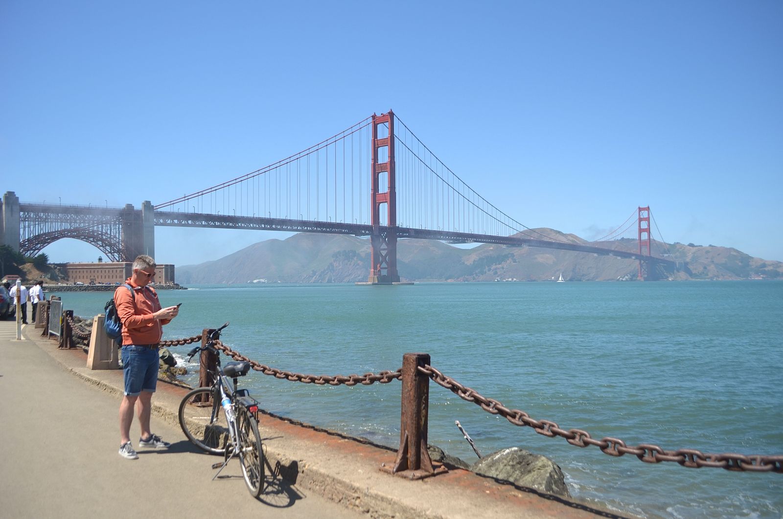 STUNNING views of Golden Gate Bridge from Crissy Field.