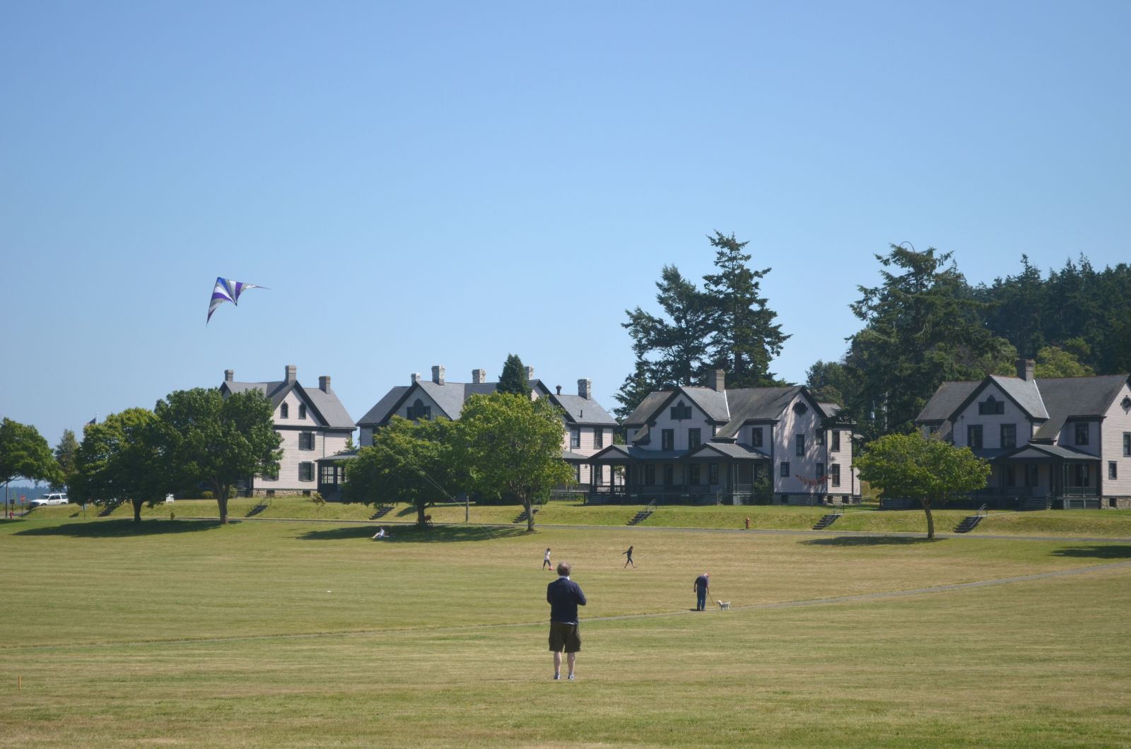 Parade grounds at Fort Worden.