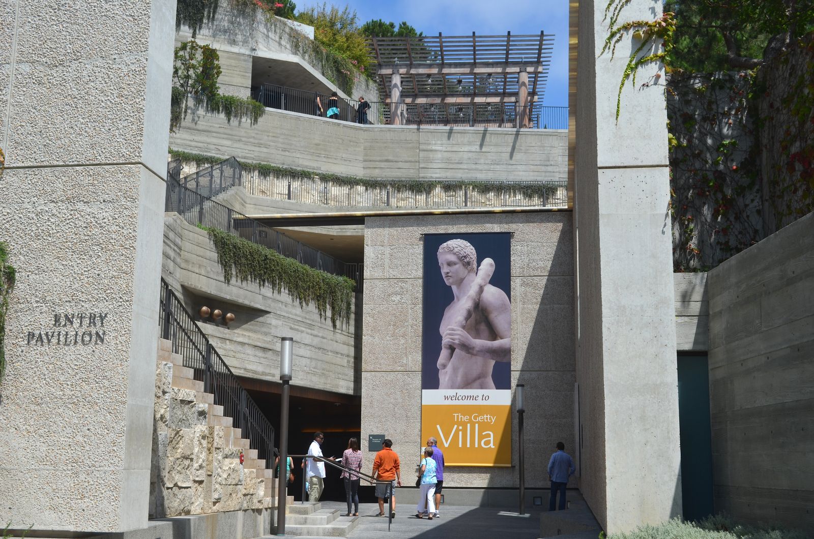 Getty Villa: entry pavilion