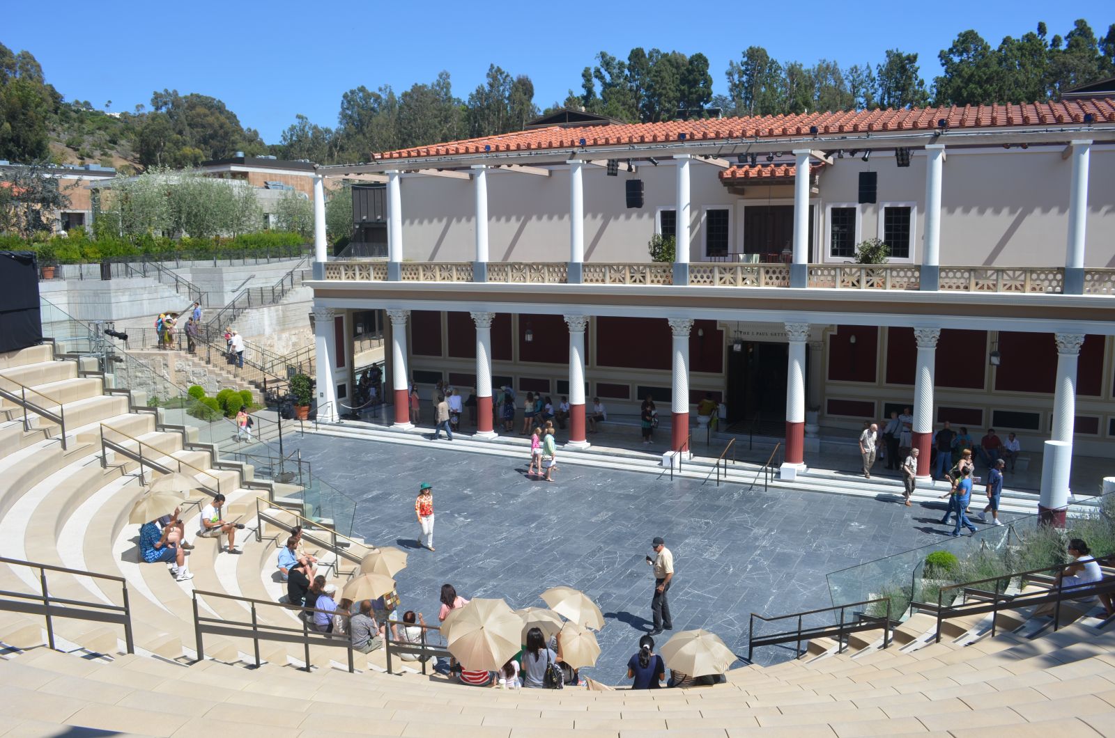 Getty Villa amphitheater