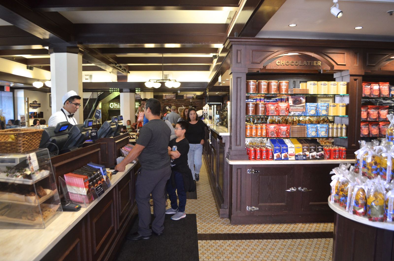 Ghirardelli chocolate shop