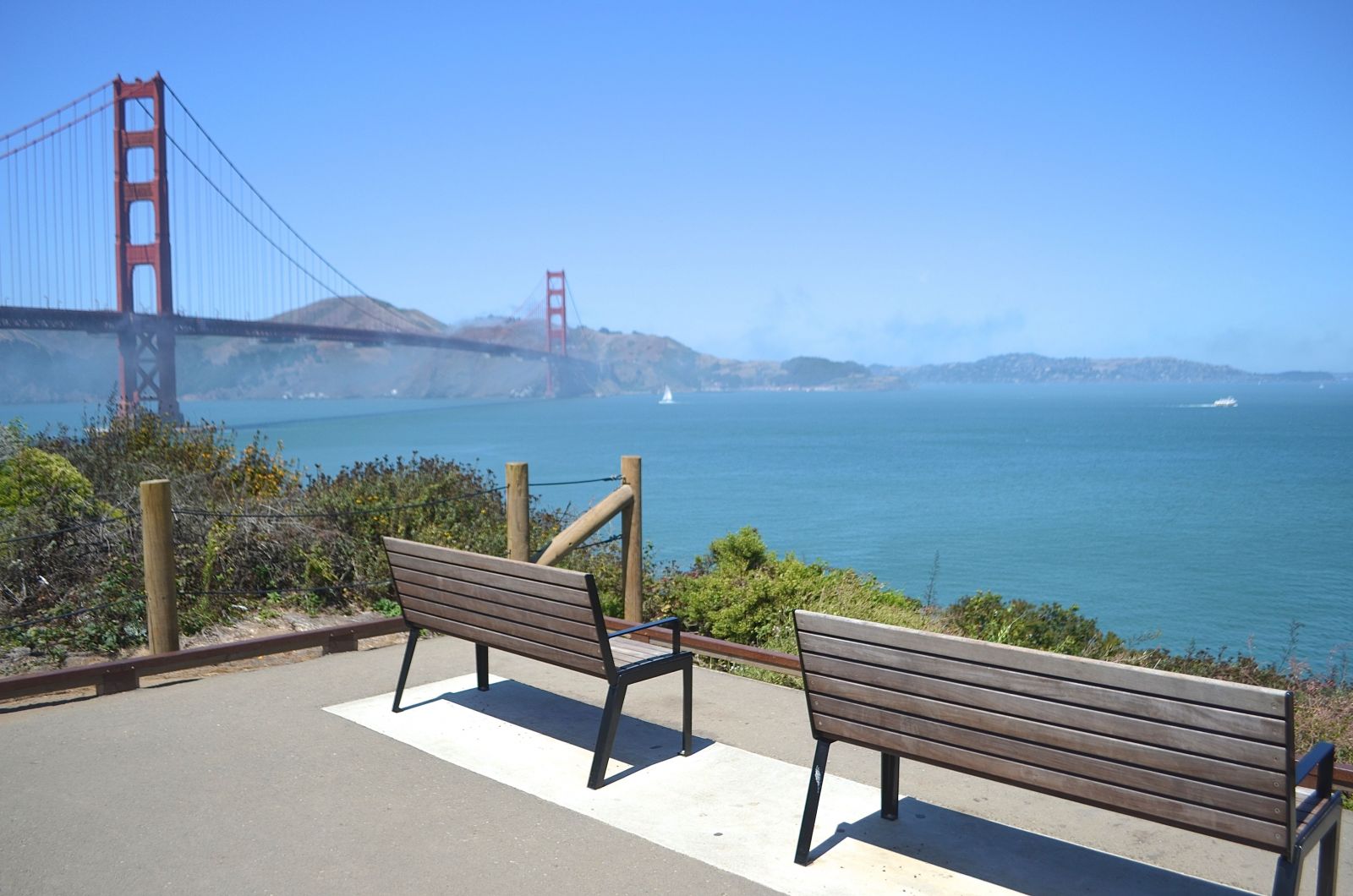 Battery East Trail at the Presidio, San Francisco.