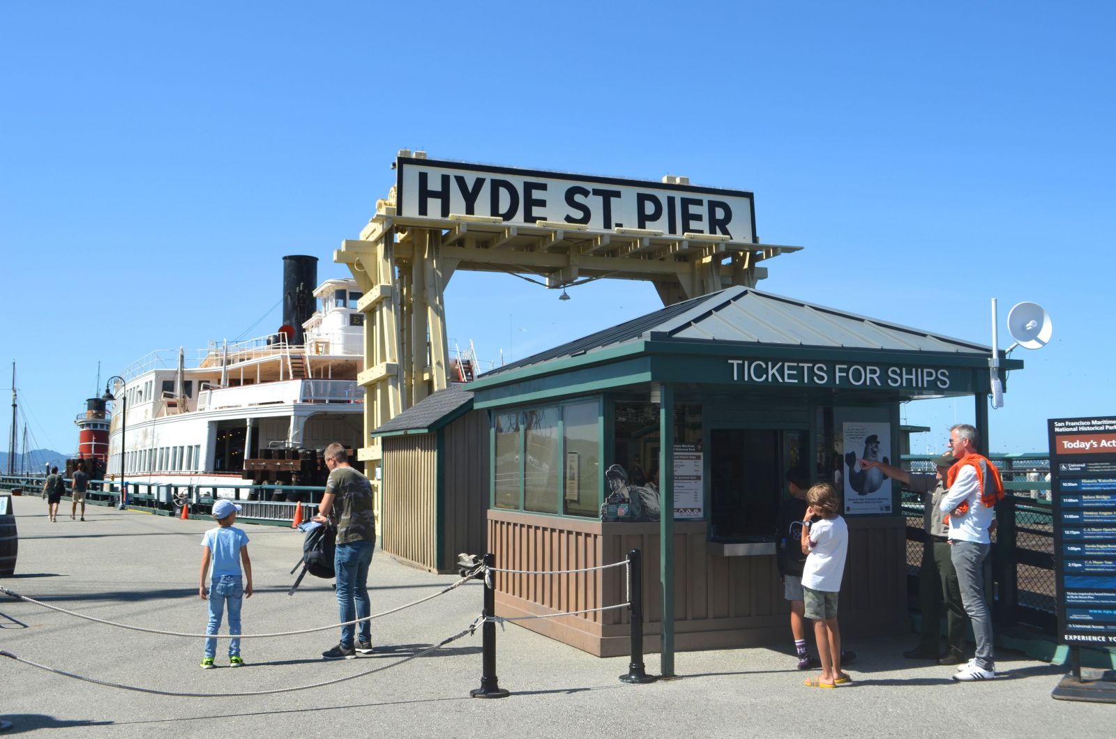 Hyde Street Pier historic ships