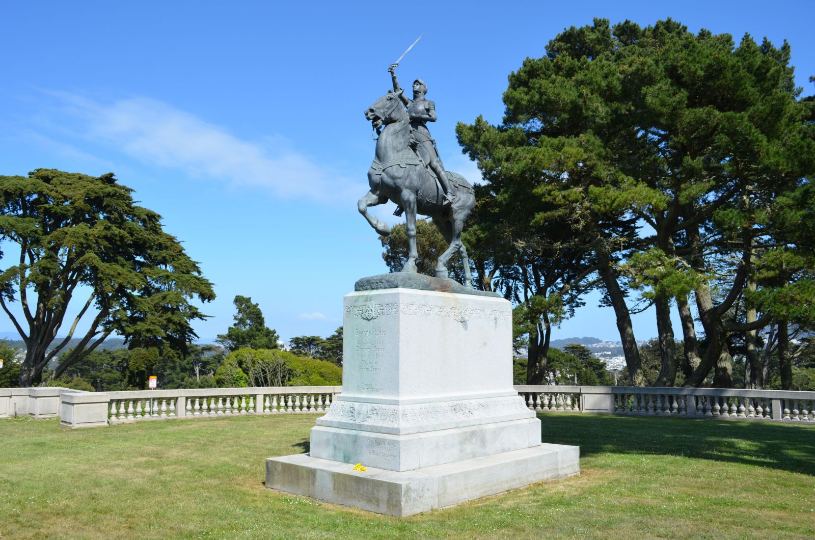 Joan of Arc statue at Legion of Honor San Francisco