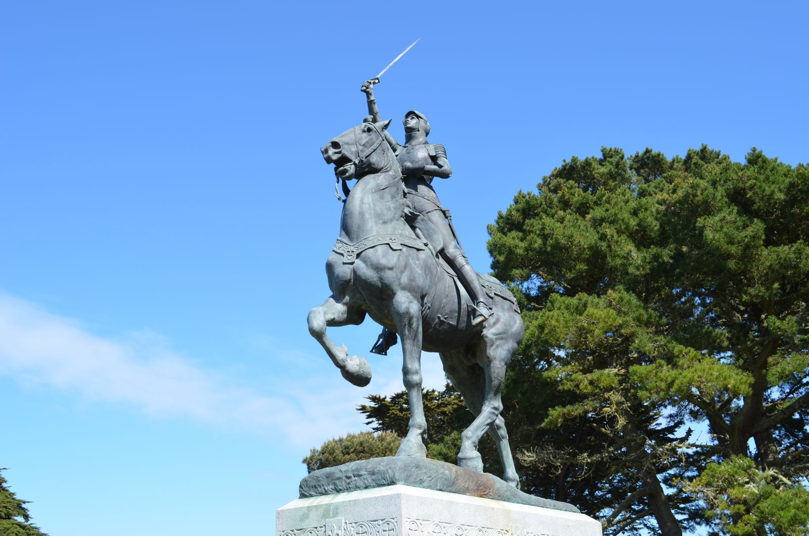 Joan of Arc statue in San Francisco