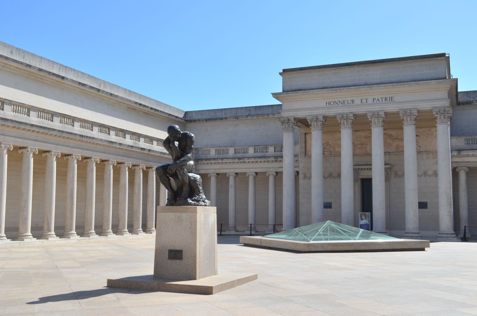 Legion of Honor San Francisco with Rodin Sculpture