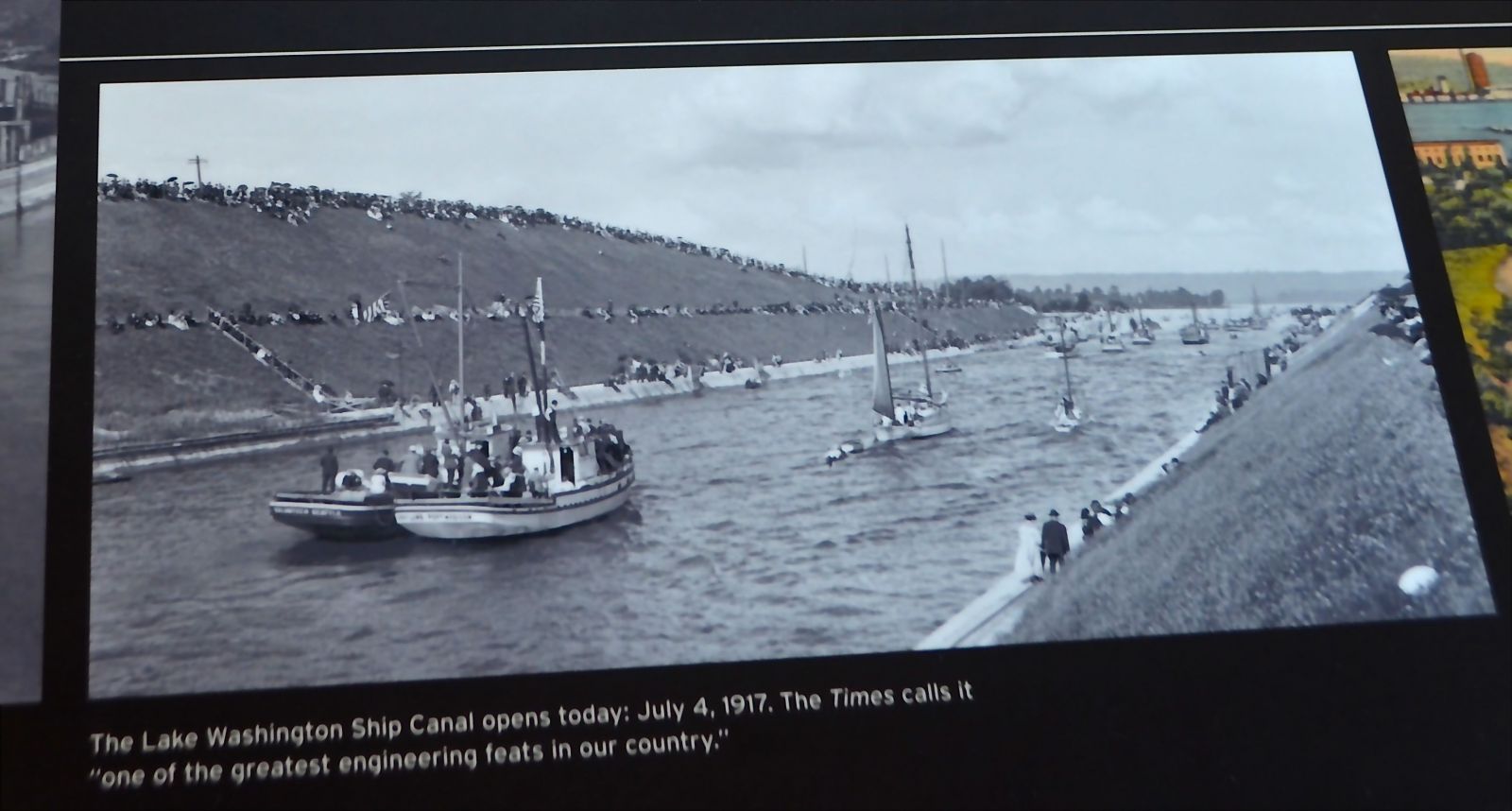 MOHAI: Lake Washington Ship Canal. MOHAI: Lake Washington Ship Canal.