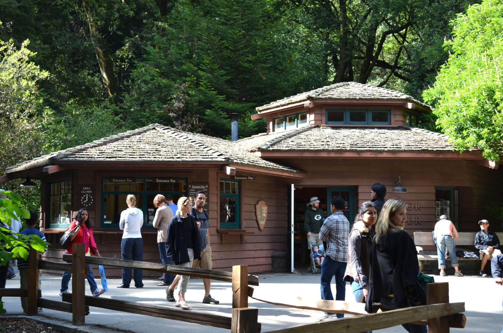 The Muir Woods Visitor Center The Muir Woods Visitor Center