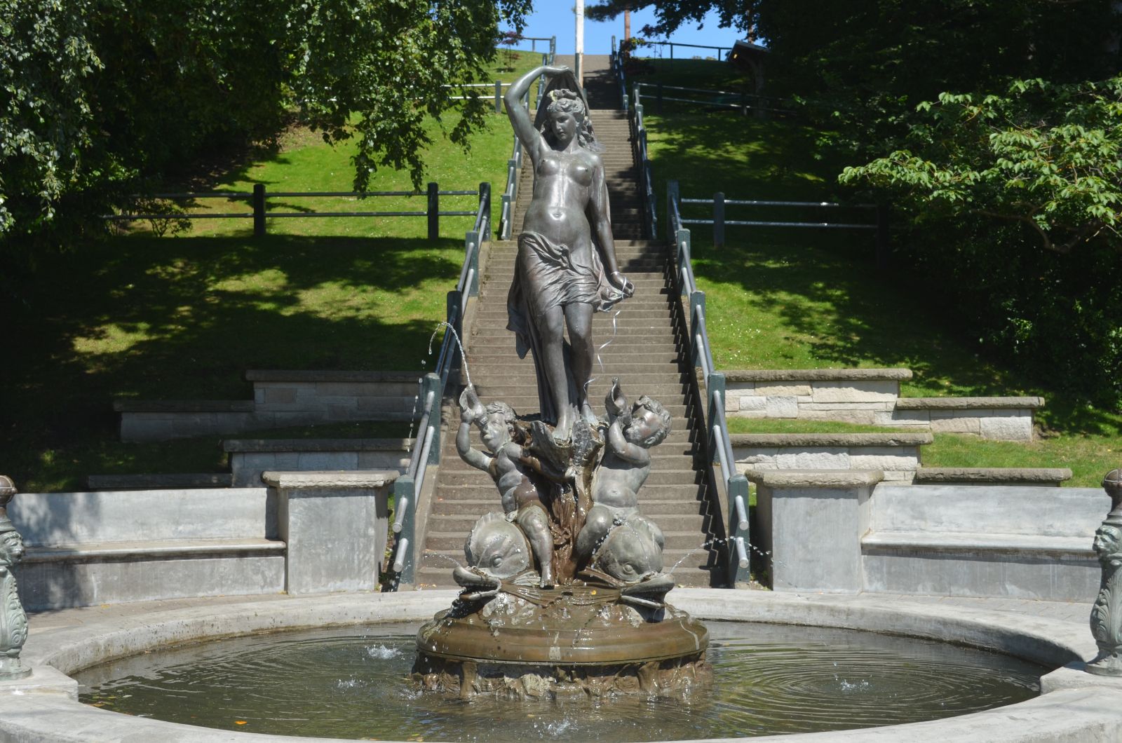 Haller Fountain at Port Townsend.