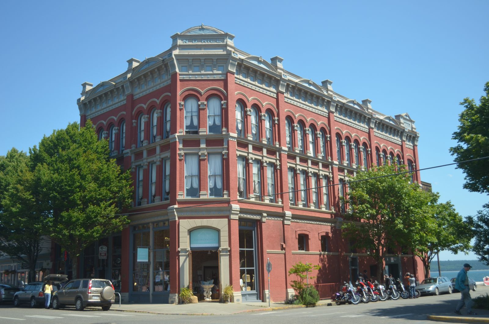 The N.D. Hill Building in Port Townsend. The N.D. Hill Building in Port Townsend.