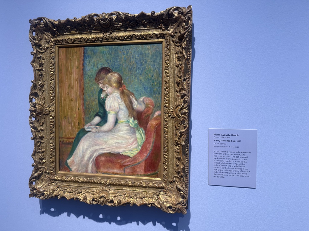 Young Girls Reading (1891) by Renoir.