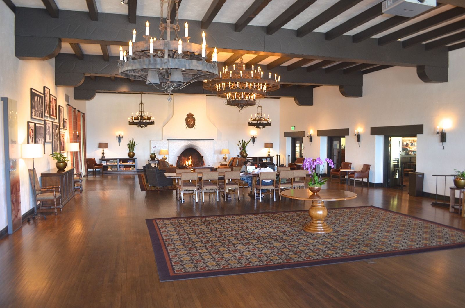 Lobby at Presidio Officers Club Lobby at Presidio Officers Club