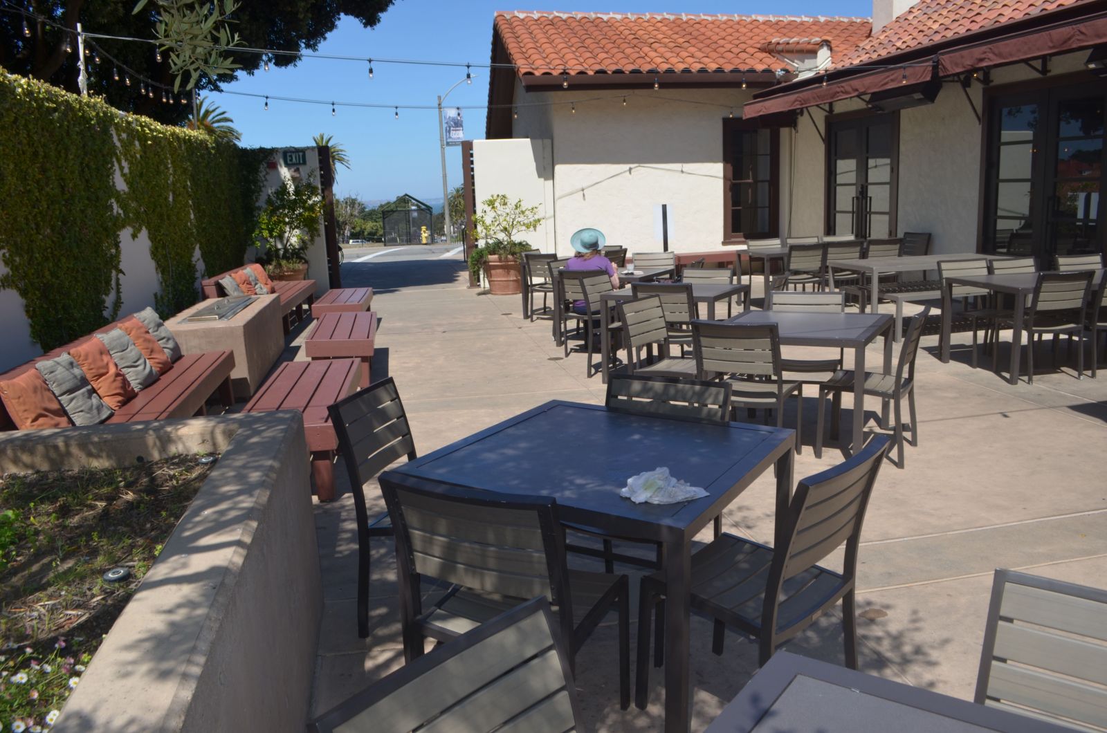 Patio at Presidio Officers Club Patio at Presidio Officers Club
