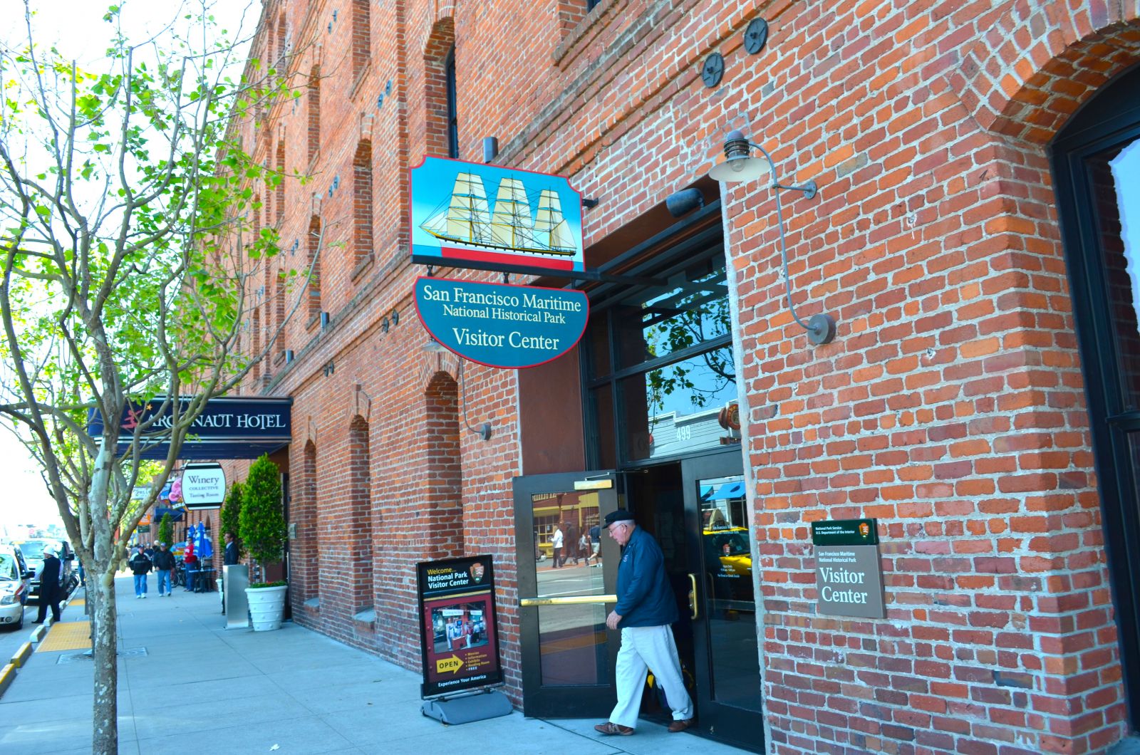 Entrance to San Francisco National Historical Park Visitor Center