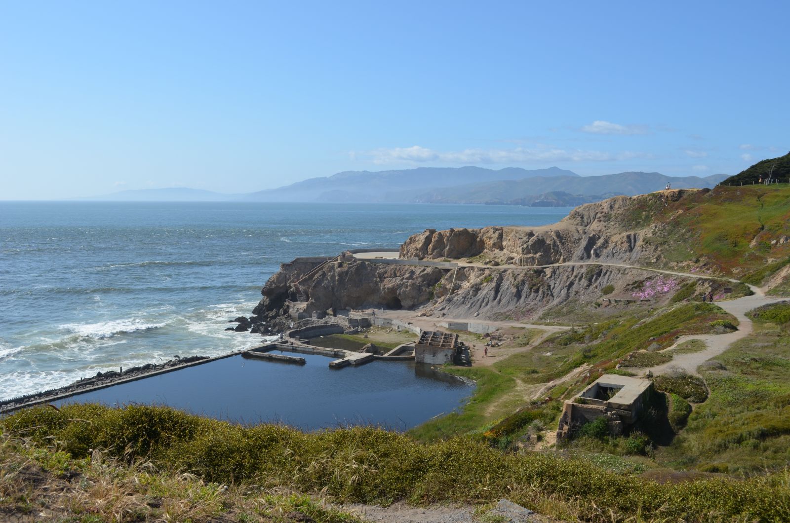 Sutro Baths from Lands End Lookout