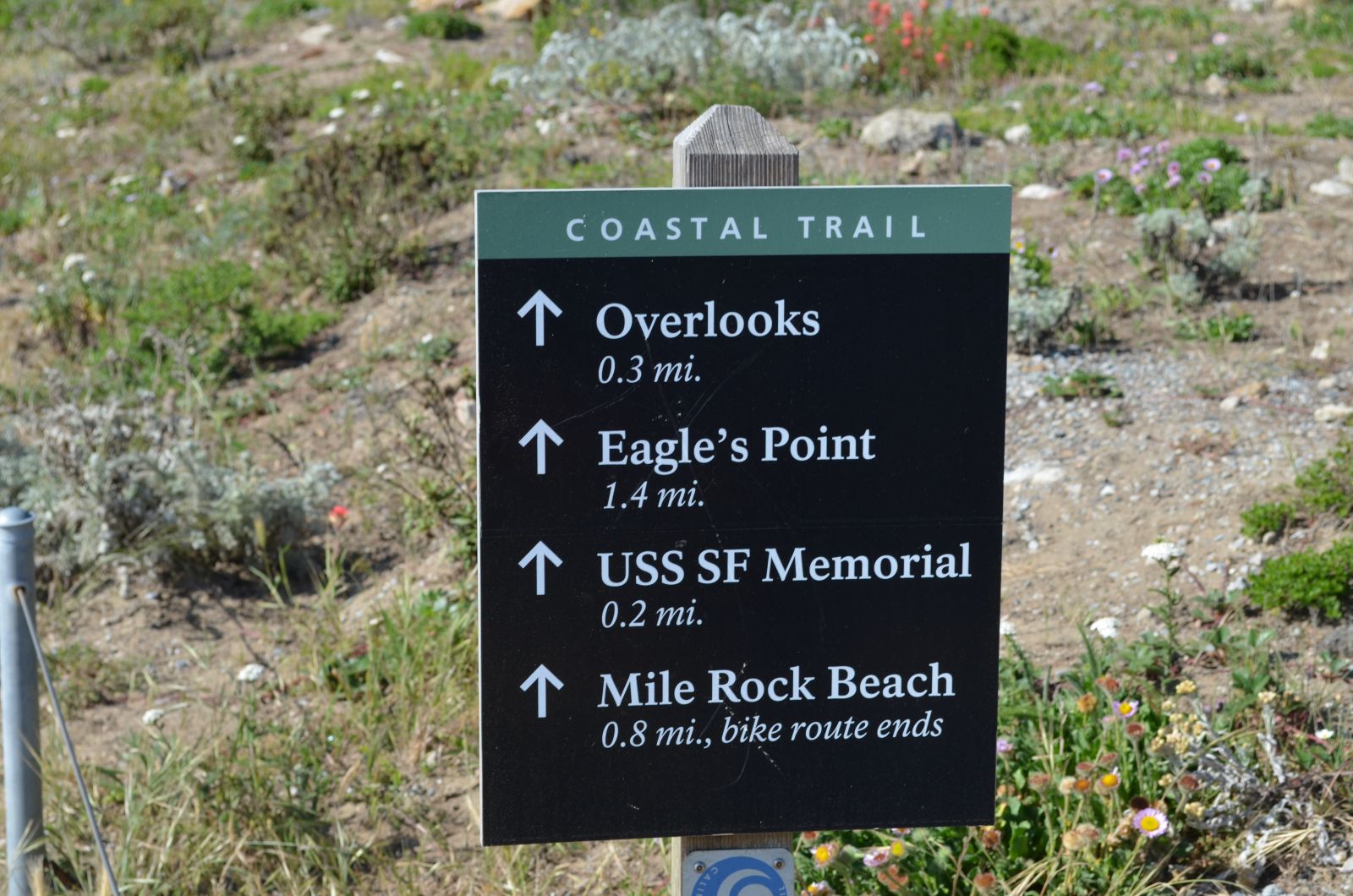 Coastal Trail in San Francisco.