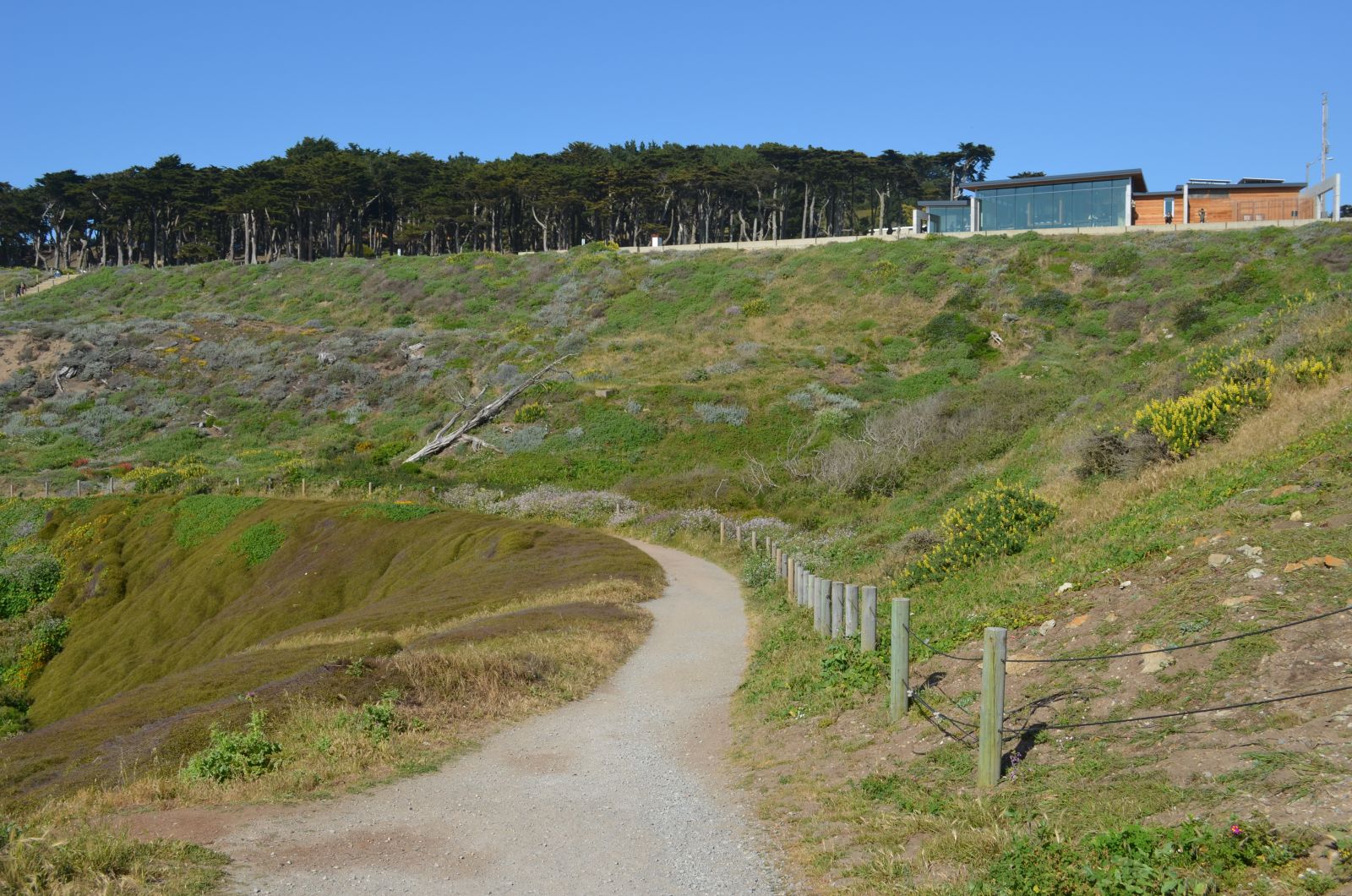 Hiking trails at Sutro Baths