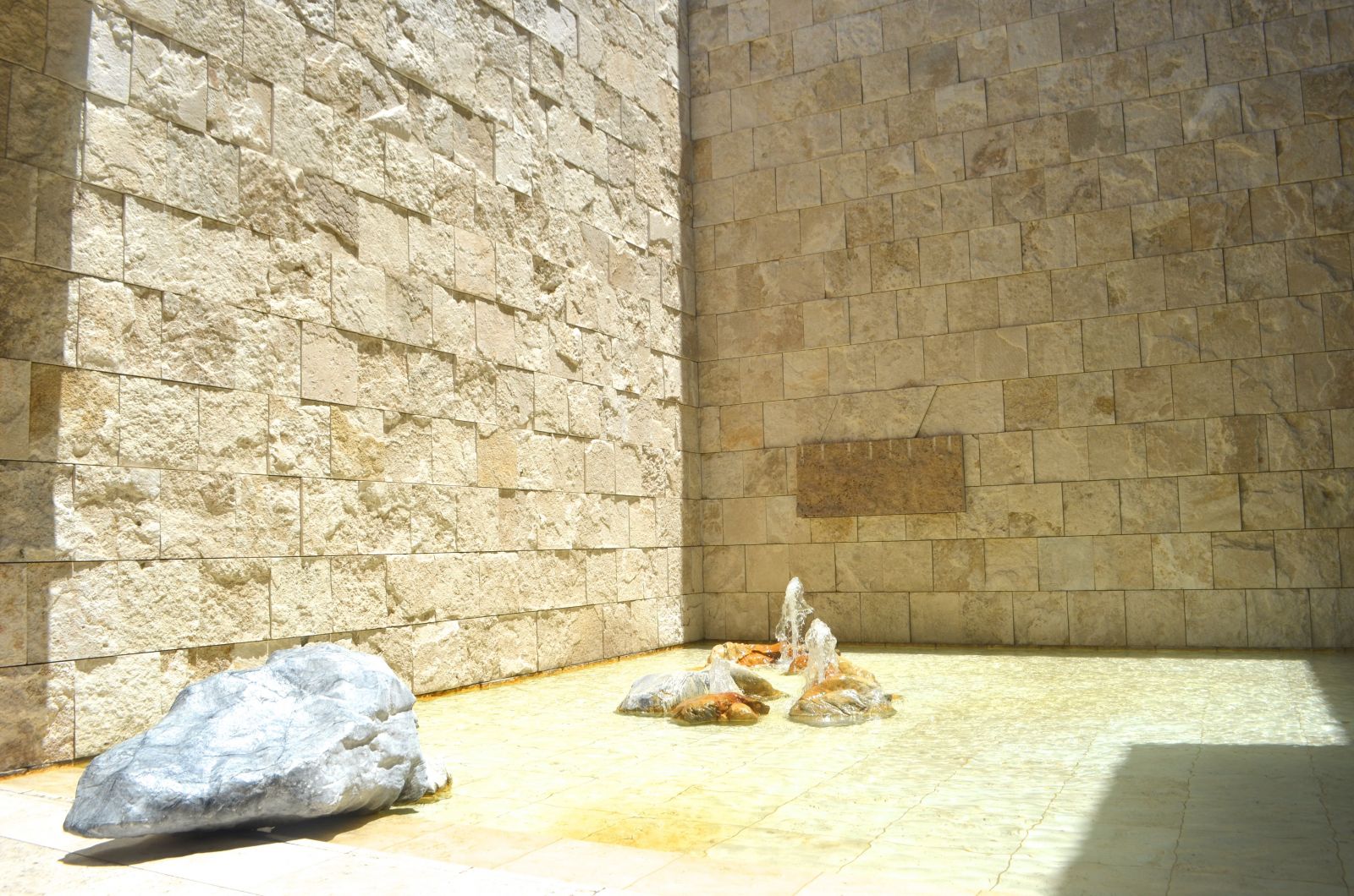 Getty Museum: Travertine Getty Museum: Travertine