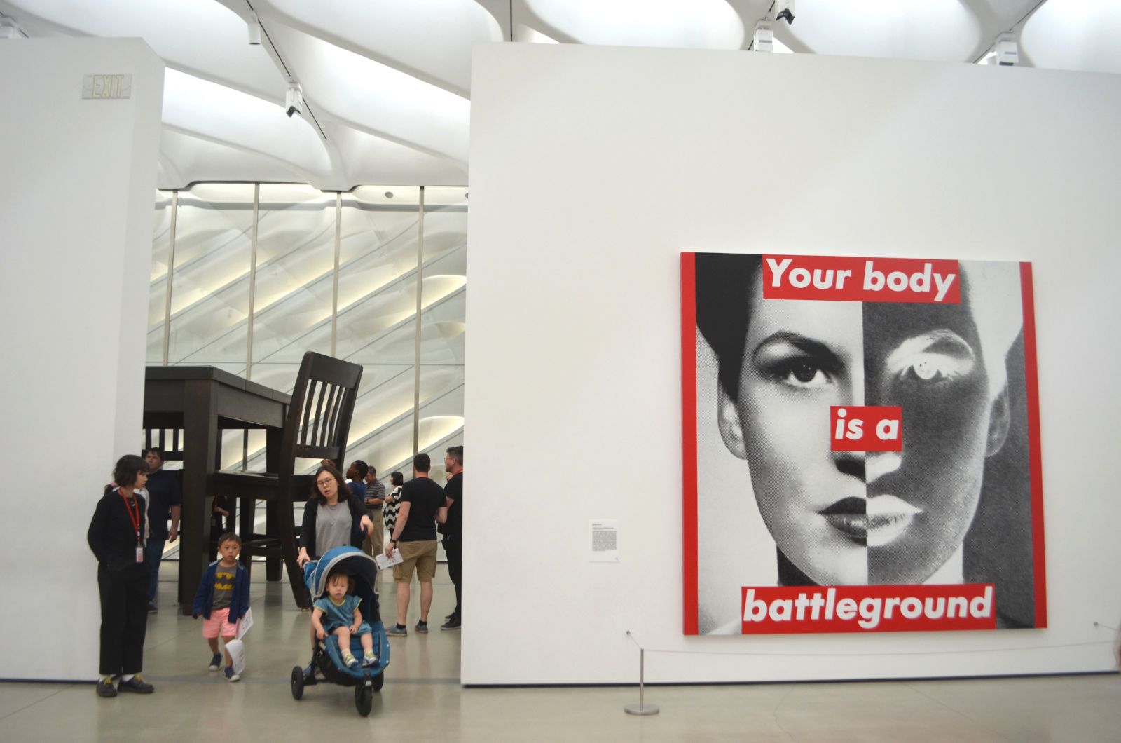 The Broad: Under the Table installation by Robert Therrien