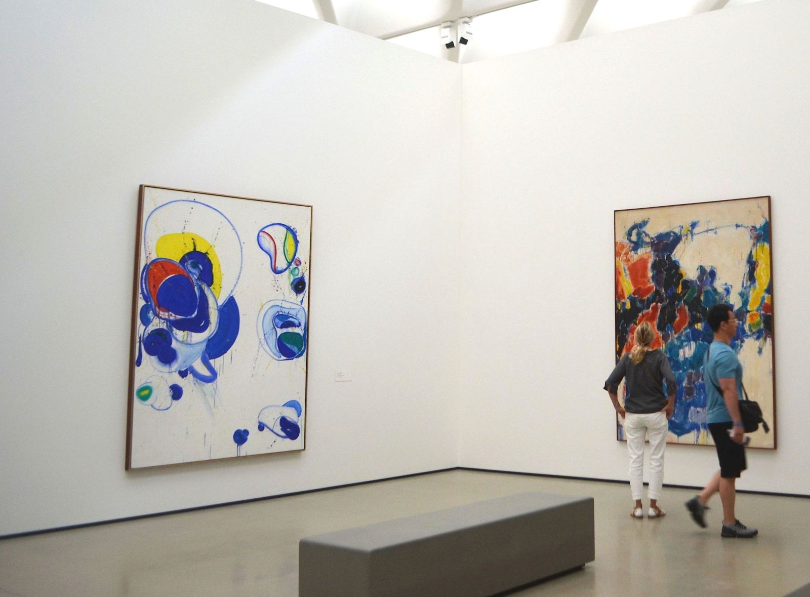 The Broad: Sam Francis painting The Broad: Sam Francis painting