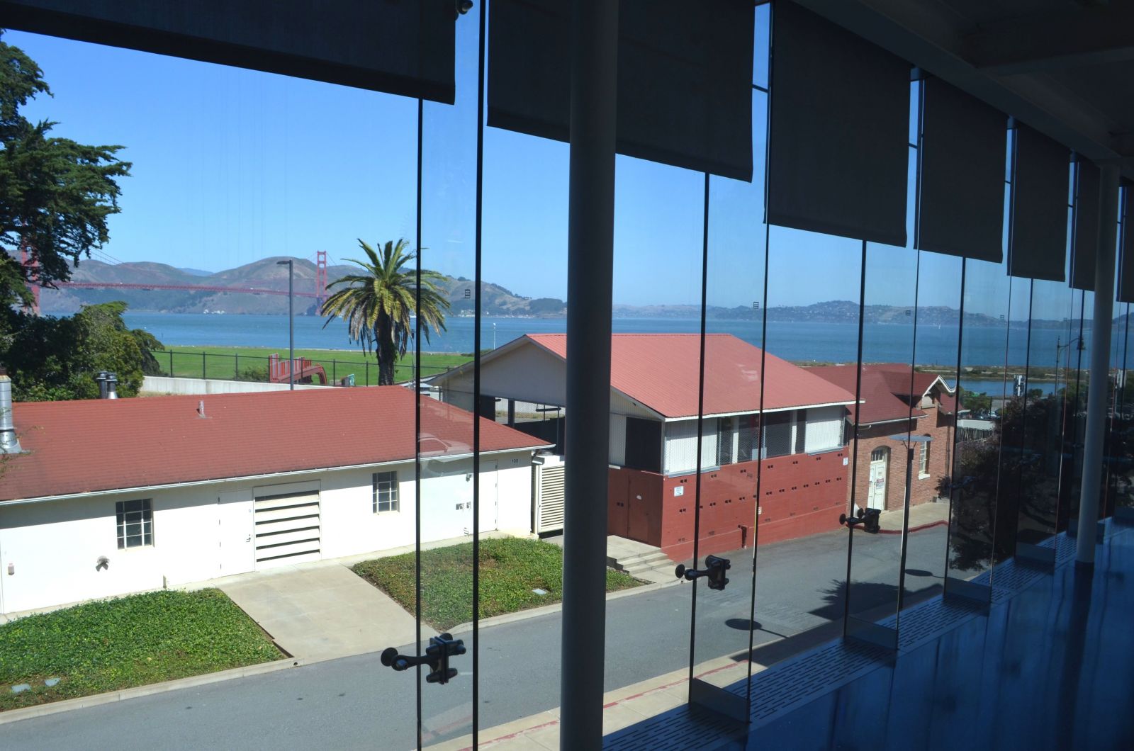 Views of Golden Gate Bridge from Walt Disney Family Museum