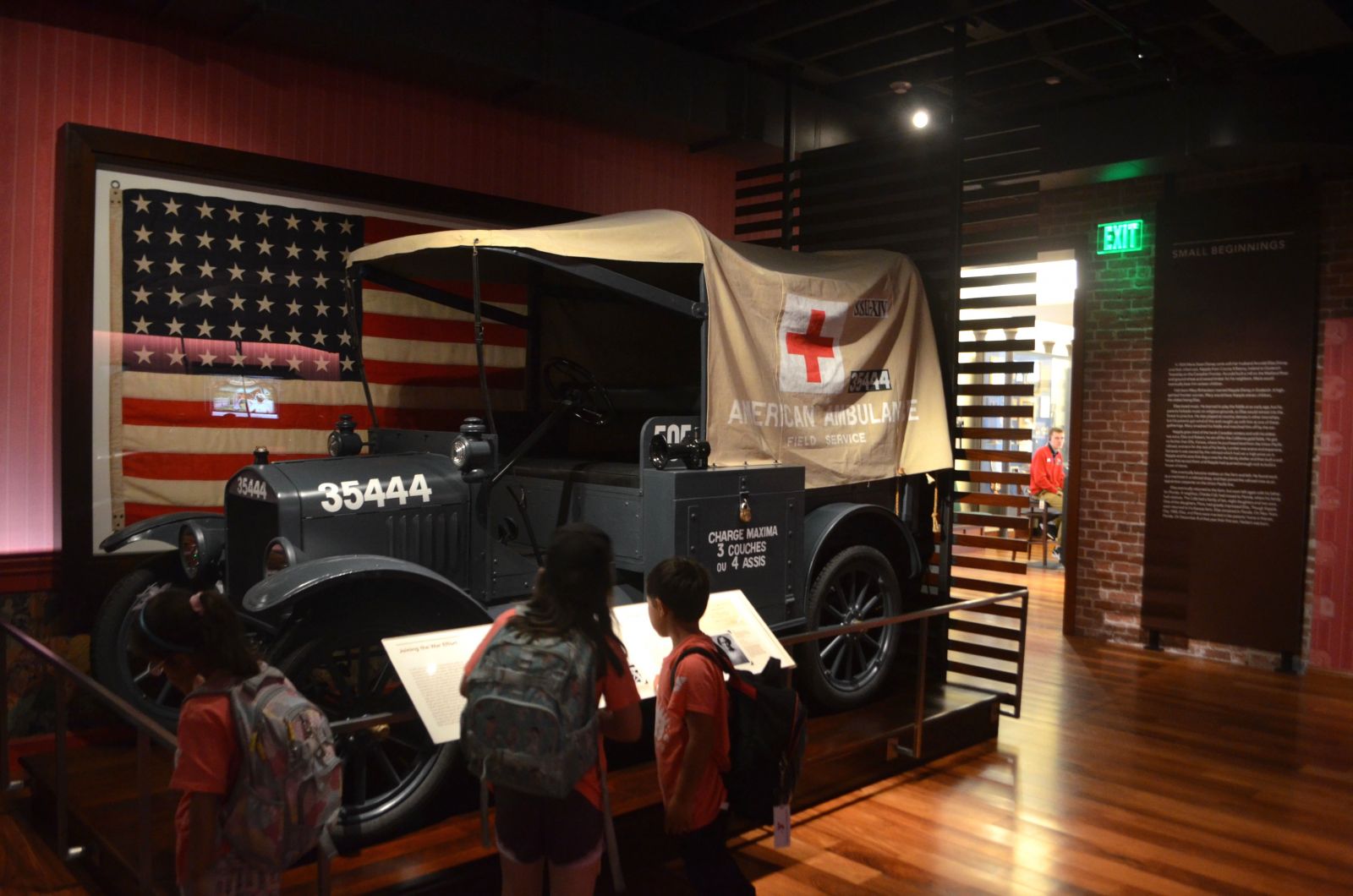 Ambulance at Walt Disney Family Museum Ambulance at Walt Disney Family Museum