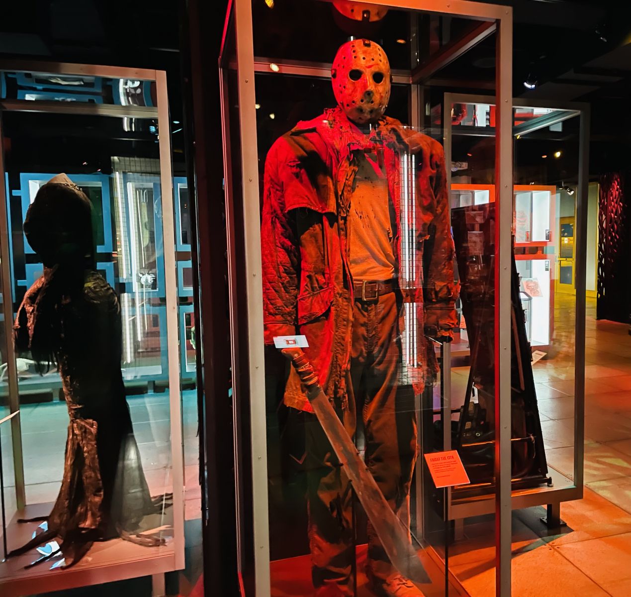 Jason Voorhees from Friday the 13th movie (2009), at Seattle's Museum of Pop Culture.