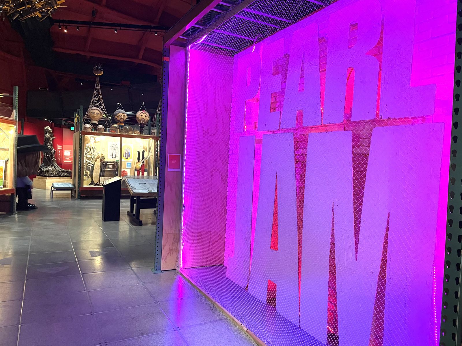 Pearl Jam at Seattle's Museum of Pop Culture.