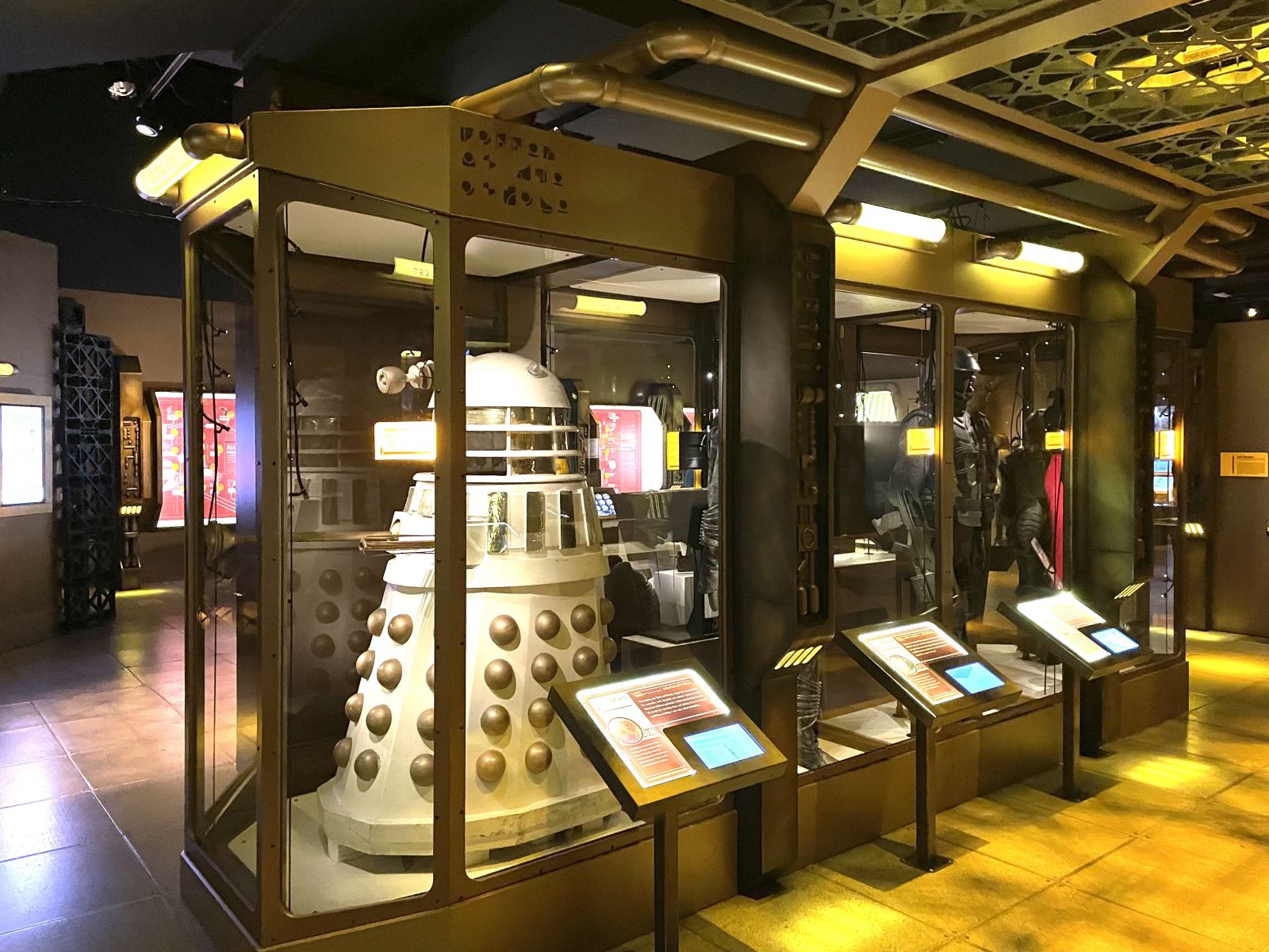 Dalek costume from Dr Who (1988) at Museum of Pop Culture.