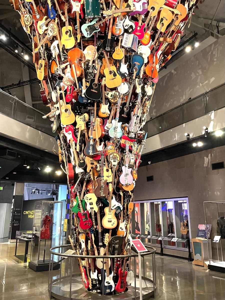 Rocks and Branches Sculpture, at Seattle's Museum of Pop Culture. Rocks and Branches Sculpture, at Seattle's Museum of Pop Culture.