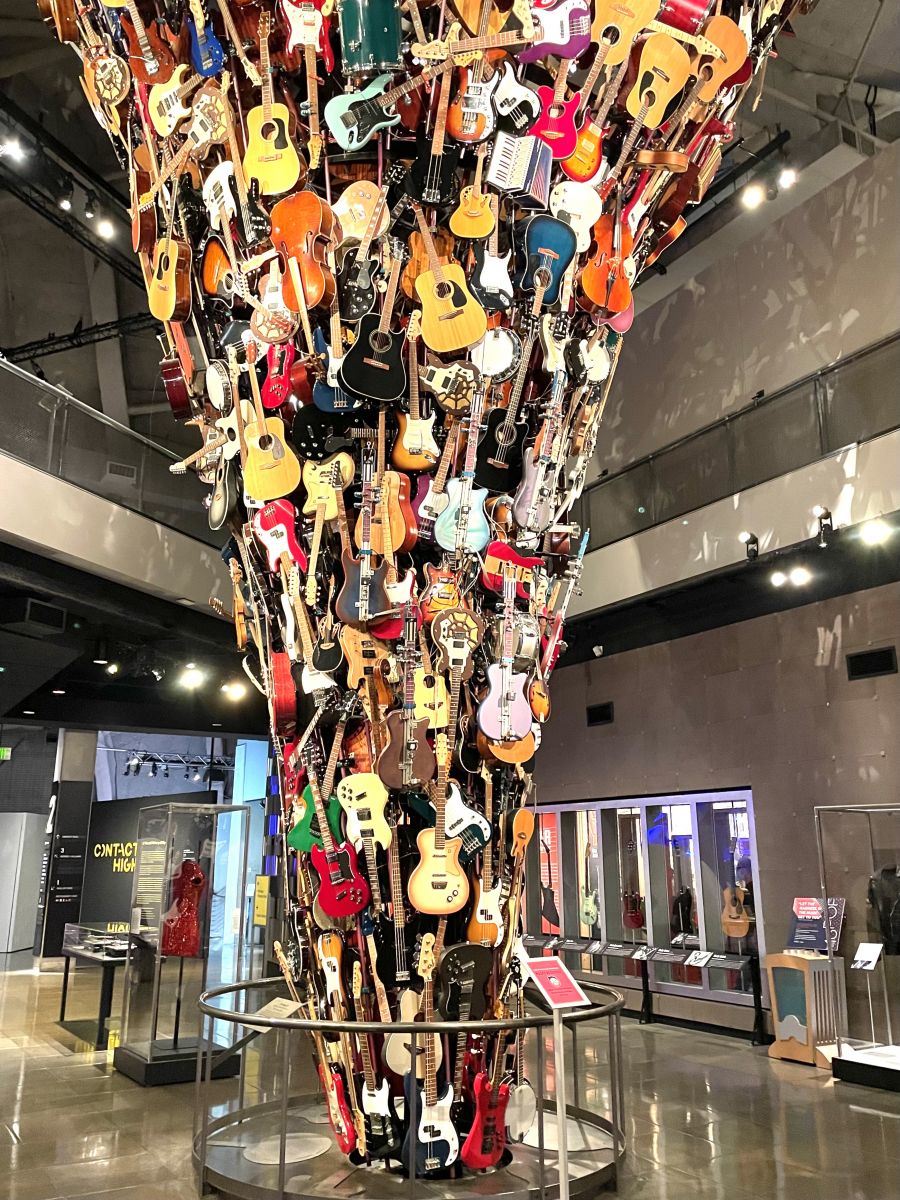 Rocks and Branches Sculpture, at Seattle's Museum of Pop Culture.